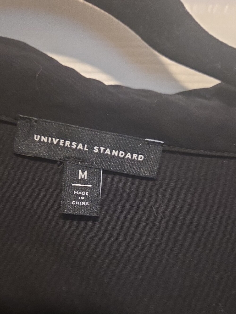 Universal Standard Black Button-Front Shirt Midi Dress - Picture 2 of 3
